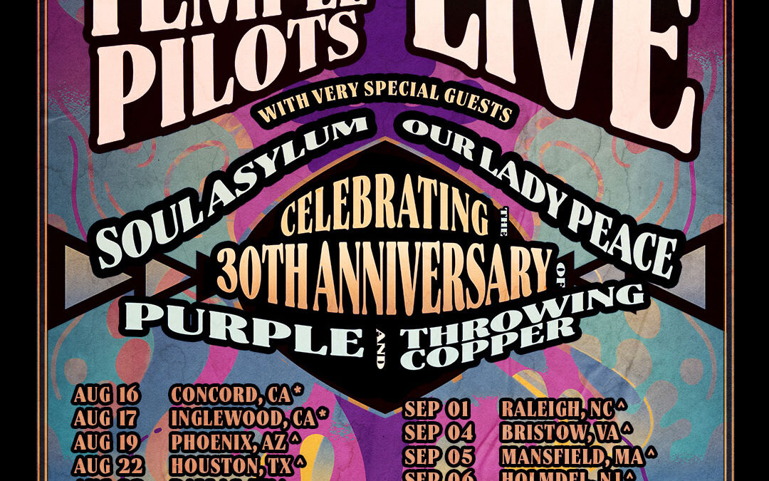 STONE TEMPLE PILOTS AND +LIVE+ ANNOUNCE CO-HEADLINE  JUBILEE TOUR